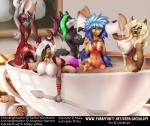 anthro bathing big_breasts black_hair blonde_hair blue_eyes blue_hair breast_squish breasts butt female green_eyes green_hair group hair horn milk nipples nude squish tail text white_hair yellow_eyes jackalope_(artist) mythology amber_ladoe_(sabre_dacloud) anastasia_dumont rachel_winchester rez_(justinjade) shale_coreallas canid canine canis deer dragon mammal mythological_creature mythological_scalie new_world_deer reindeer scalie wolf english_text url