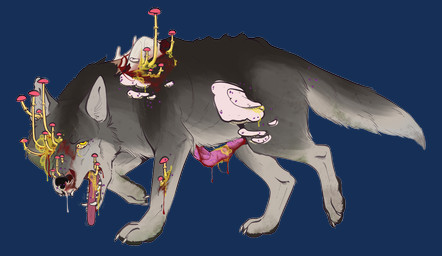 body_horror canid canine canis dire_wolf fungus gore mammal mushroom undead wolf zombie
Rating: Questionable
Score: 0
User: VeeVulpes
Date: April 25, 2019 body_horror canid canine canis dire_wolf fungus gore mammal mushroom undead wolf zombie
Rating: Questionable
Score: 0
User: VeeVulpes
Date: April 25, 2019