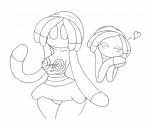 absurd_res bit-small blush bottomless breasts clothed clothing echinoderm female fossil_pokemon generation_3_pokemon heart_symbol hi_res hood hoodie humanoid lileep line_art marine monochrome nintendo pokemon pokemon_(species) pokemorph pseudo_hair simple_background sketch solo tentacle_hair tentacles topwear white_background wide_hips