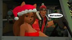 anthro big_breasts breasts camper_van christmas_clothing christmas_headwear clothing female hat headgear headwear holidays looking_at_viewer male parody santa_hat smile smirk mr-wolfapex christmas disney garry's_mod team_fortress_2 valve winnie_the_pooh_(franchise) kanga sniper_(team_fortress_2) 16:9 3d_(artwork) absurd_res digital_media_(artwork) hi_res widescreen