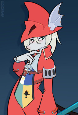 anthro blonde_hair blush clothing eyelashes female fur glistening_eyelids green_eyes hair hat headgear headwear long_eyelashes solo tear_trough white_body white_fur psicoyote final_fantasy final_fantasy_ix square_enix freya_crescent burmecian mammal rodent 2026 hi_res
