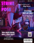 anthro barcode cafe cafeteria clothed clothing coffee_cup coffee_mug coffee_shop container cup femboy fictional_magazine_cover magazine qr_code solo text sonlink blender_eevee looney_tunes warner_brothers bugs_bunny lagomorph leporid mammal rabbit 3d_(artwork) absurd_res blender_(artwork) cover digital_media_(artwork) english_text hi_res magazine_cover