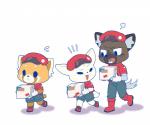 anthro blush box brown_body brown_fur clothed clothing container female fur group hat headgear headwear male open_mouth tan_body tan_fur salvador_bear aggretsuko cells_at_work! sanrio fenneko haida_(aggretsuko) red_blood_cell_(cells_at_work!) retsuko ailurid canid canine cell_(cells_at_work!) cell_(organism) fennec_fox fox hyena mammal micro_organism_(organism) red_panda spotted_hyena true_fox 2020 6:5