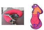 ambiguous_gender anthro breasts clothed clothing duo female purple_body purple_tail real snake_hood spots tail ncs keeshee reptile scalie snake 2020 hi_res