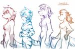 alternate_species angry anthro blush breast_size_difference breasts bust_chart chart chest_tuft crossgender ears_back embarrassed featureless_breasts featureless_crotch female flirting fur furrification gloves_(marking) group hair hand_on_hip hand_on_tail lineup looking_back markings mtf_crossgender nude pivoted_ears ponytail seductive side_view simple_background small_breasts smile striped_body striped_fur stripes tail tuft white_background conditional_dnp tom_fischbach twokinds clovis_(twokinds) evals mike_(twokinds) tiger_trace canid canine canis domestic_dog felid fox hybrid keidran mammal pantherine tiger wolf 2017 adobe_photoshop_(artwork) digital_media_(artwork) monochrome sketch