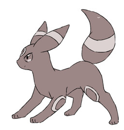 ambiguous_gender ear_markings feral fur head_markings markings multicolored_tail ring_(marking) side_view simple_background snout solo tail tail_markings white_background yakiniku628 nintendo pokemon eeveelution generation_2_pokemon pokemon_(species) umbreon 2026 colored full-length_portrait hi_res monochrome portrait