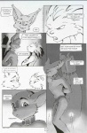 anthro bat comic demon_hunter dialogue duo english_text eulipotyphlan fel greyscale hedgehog hi_res male mammal monochrome text