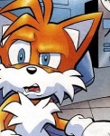 anthro blue_eyes brown_body brown_fur confusion disgust fur humor laboratory male open_mouth orange_body orange_fur solo what tracy_yardley archie_comics sega sonic_the_hedgehog_(archie) sonic_the_hedgehog_(comics) sonic_the_hedgehog_(series) miles_prower canid canine fox mammal 2007 cropped icon low_res meme official_art reaction_image source_request