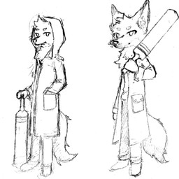 anthro bat_(object) bottomwear carrying_on_shoulders clothing coat cricket_(sport) cricket_bat footwear fur hand_in_pocket hood_down hood_up leaning_on_object looking_sideways male pants pockets shadow shoes simple_background smile smiling_at_viewer standing topwear trenchcoat mixia cricket_chen arctic_fox canid canine fox mammal true_fox 1:1 graphite_(artwork) hi_res monochrome sketch traditional_media_(artwork)