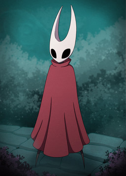 anthro black_body breasts cape clothed clothing female flashing heart_symbol mouthless presenting solo underwear kyde hollow_knight_(franchise) team_cherry hornet_(hollow_knight) arachnid arthropod spider animated animated_gif hi_res short_playtime