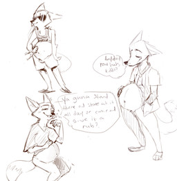 abdominal_bulge anthro belly belly_expansion clothed clothing clothing_lift expansion exposed_belly eyewear fox_tail inflation male navel necktie open_clothing open_shirt open_topwear pregnant pregnant_male raised_clothing raised_shirt raised_topwear shirt shirt_lift solo sunglasses topwear pinkpunk95 disney zootopia nick_wilde canid canine fox mammal red_fox true_fox hi_res