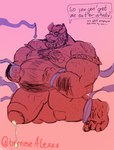 absurd_res balls belly belly_expansion bernesealexxx biceps big_penis bodily_fluids body_hair bowser chest_hair cum english_text expansion genital_fluids genitals growth hairy hi_res huge_penis hyper hyper_genitalia hyper_penis hypno_(disambiguation) inflation koopa male mario_bros mindfuck musclegut muscular nintendo obese overweight overweight_male pecs penis precum pubes scalie sequence text transformation weight_gain