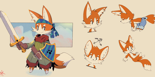 anthro biped clothed clothing countershade_face countershade_fur countershade_torso countershading dipstick_tail fur holding_melee_weapon holding_object holding_sword holding_weapon inner_ear_fluff male markings melee_weapon open_mouth open_smile shield smile solo sword tail tail_markings text tuft weapon rahksart cc-by-nc-sa creative_commons canid canine fox mammal absurd_res english_text hi_res