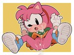 anthro anus blush bodily_fluids bonnet butt clothed clothing cum cum_in_vagina cum_inside cum_on_face dress female footwear genital_fluids genitals gloves handwear headgear headwear nude open_mouth pink_body shoes spread_legs spreading upskirt vulva young young_female gaturo classic_sonic_(universe) sega sonic_the_hedgehog_(series) amy_rose classic_amy_rose eulipotyphlan hedgehog mammal 2025