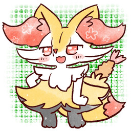 ambiguous_anthro ambiguous_gender anthro biped blush blush_stickers chibi food front_view hand_on_hip no_pupils object_in_tail open_:3 open_mouth open_smile shrimp_(food) simple_background smile snout solo standing tail annyui0611 nintendo pokemon braixen canid generation_6_pokemon mammal pokemon_(species) 1:1 2023 digital_drawing_(artwork) digital_media_(artwork) full-length_portrait hi_res japanese_description portrait translated_description