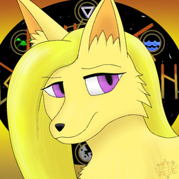 blonde_hair female feral fur hair looking_at_another magic magic_circle magic_user purple_eyes solo tan_body tan_ears tan_fur miles_rosebh nintendo pokemon miles_amanda_rose_(miles_rosebh) canid generation_1_pokemon mammal ninetales pokemon_(species) 1:1 2025 hi_res