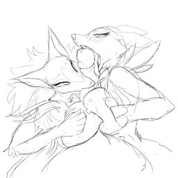 5_fingers anthro areola arm_tuft big_breasts blush blush_lines breast_grab breast_play breasts crossgender erect_nipples erection eyelashes fangs female female_on_human fingers first_person_view fluffy fur fur_markings genitals glans group hand_on_breast human_on_anthro human_pov interspecies licking long_ears looking_at_another looking_at_viewer looking_down looking_pleasured male male/female male_on_anthro male_pov markings neck_tuft nipples one_eye_closed oral penile penis penis_bite penis_lick sex shoulder_tuft simple_background teeth titfuck tongue tongue_out trio tuft white_background akitokit asian_mythology bandai_namco digimon east_asian_mythology japanese_mythology level-5 mythology yo-kai_watch kyubi_(yo-kai_watch) canid canine digimon_(species) fox human mammal renamon yokai 1:1 hi_res monochrome sketch
