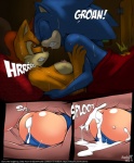 ! 2013 anatomy anthro areola aval0nx bed bedroom beige_skin big_breasts black_nose black_skin blanket blue_fur blue_hair blue_penis breasts brown_fur chipmunk clenched_teeth covers cum cum_in_pussy cum_inside cum_on_penis cumshot drooling english_text erect_nipples erection eyes_closed female fur hair hedgehog hi_res inside internal long_hair lying male missionary_position nipples nude on_back on_top orange_hair orgasm penetration penis pillow pink_penis pink_skin red_hair rodent room saliva sally_acorn sega sex sonic_(series) sonic_the_hedgehog straight sweat tan_fur teeth text vaginal vaginal_penetration video_games
Rating: Explicit
Score: 28
User: toh
Date: August 25, 2013