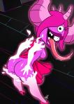 big_breasts breasts butt female long_tongue not_furry solo tongue aeolus06 disney gravity_falls pyronica demon humanoid monster 2017 hi_res