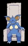 2_toes 3_fingers blue_body chair claws feet female fingers furniture horn looking_at_viewer simple_background sitting slouch solo throbbing throne toe_claws toes transparent_background white_claws dakkpasserida nintendo pokemon generation_1_pokemon nidoqueen pokemon_(species) 3:5 alpha_channel signature