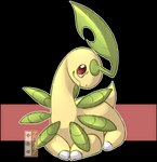 ambiguous_gender feral green_body looking_up monotone_body multicolored_body plant red_background red_eyes simple_background sitting solo text two_tone_body acealari annoyingmoth nintendo pokemon bayleef elemental_creature flora_fauna generation_2_pokemon pokemon_(species) unown_(pokemon) unown_a unown_c unown_e 2023 alpha_channel artist_name character_cipher english_text hi_res translated unown_text watermark