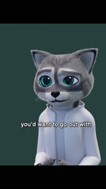 anthro black_lips black_nose blue_eyes clothed clothing duo eyewear fur glasses green_background grey_body grey_fur humor laugh lips male male/male orange_body orange_fur purple_eyes rejection simple_background text whiskers foxtomas timon_(foxtomas) tomas_(foxtomas) canid canine domestic_cat felid feline felis fox mammal 3d_(artwork) 3d_animation 9:16 animated digital_media_(artwork) english_audio english_text hi_res short_playtime sound subtitled webm