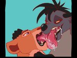 2d_animation 4:3 ambiguous_gender animated big_tongue black_lips blue_eyes bodily_fluids disney drooling duo felid female female/ambiguous female_(lore) female_feral feral forced forced_kiss frame_by_frame french_kissing hi_res hyena interspecies kissing licking licking_tongue lion lips long_tongue loop mammal nala_(the_lion_king) pantherine saliva shenzi_(the_lion_king) short_playtime sloppy_kiss spotted_hyena tears teeth the_lion_king tongue tongue_out ungulatr
