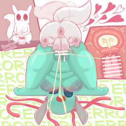 animal_genitalia antennae_(anatomy) anus backsack balls bestiality big_breasts big_nipples black_eyes blush blush_lines bodily_fluids breasts broken_condom butt butt_from_the_front censor_bar censored_genitalia censored_penis censored_vulva clitoris condom cum cum_drip cum_from_vagina cum_in_uterus cum_in_vagina cum_inside cum_on_face cum_splatter cum_string cutaway darkened_anus darkened_balls darkened_genitalia darkened_vulva directional_arrow dripping duo error female female_humanoid feral from_behind_position genital_fluids genitals glistening glistening_body glistening_genitalia glistening_vulva heart_symbol humanoid_on_feral improvised_condom ineffective_censorship internal internal_vaginal larger_female larger_humanoid larger_penetrated legs_above_head living_condom male male/female male_feral mind_break mindfuck mouthless navel nipples nude nude_female nude_humanoid nude_male pawpads penetration penile penile_penetration penis penis_in_vagina perching_position piledriver_position plump_labia puffy_anus red_penis sex sexual_barrier_device sheath simple_background sitting size_difference slightly_chubby slightly_chubby_female slightly_chubby_humanoid smaller_feral smaller_male spread_legs spreading tail tail_motion tailwag tapering_penis teal_anus teal_body teal_breasts teal_nipples teal_vulva text throbbing throbbing_balls upside_down uterus vaginal vaginal_penetration vulva white_background white_balls white_body white_sheath neotrinya rain_world videocult looks_to_the_moon_(rain_world) survivor_(rain_world) humanoid iterator_(rain_world) neuron_fly slugcat 1:1 2025 absurd_res censored chinese_description digital_drawing_(artwork) digital_media_(artwork) english_text hi_res sequence