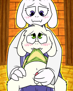 age_difference anthro balls blush bottomless clothed clothing female fur genitals handjob male male/female partially_clothed penile penis sex young pokefound undertale undertale_(series) asriel_dreemurr toriel bovid caprine goat mammal 4:5 hi_res incest_(lore) mother_(lore) mother_and_child_(lore) mother_and_son_(lore) parent_(lore) parent_and_child_(lore) parent_and_son_(lore) son_(lore)