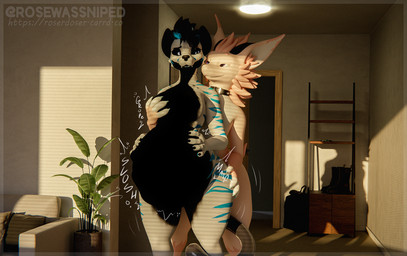 anthro digestion duo female imminent_vore inside male male/female oral_vore vore white_body roserdoser alberarts_(modeler) rose_(roserdoser) canid canine canis domestic_dog hyenid_(species) mammal nardoragon 3d_(artwork) digital_media_(artwork) hi_res