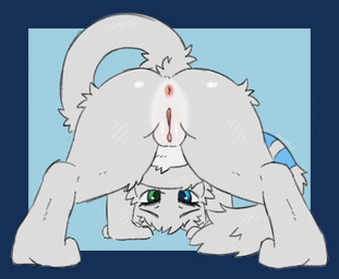 all_fours anthro anus ass_up bent_over butt butt_focus clitoris close-up feet female fur genitals hindpaw humanoid_hands inviting looking_at_viewer looking_back looking_back_at_viewer looking_through looking_through_legs nude paws presenting presenting_anus presenting_hindquarters presenting_vulva raised_tail rear_view seductive semi-anthro simple_background solo spread_legs spreading tail teasing vulva moodytail nintendo pokemon yuki_(side_b) generation_1_pokemon legendary_pokemon mew_(pokemon) pokemon_(species) 2025 absurd_res alpha_channel digital_media_(artwork) hi_res