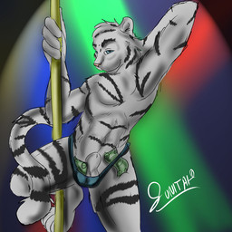 2010 balls feline male mammal money pole sheath stripper stripper_pole sunitai thong tiger vitaislade white_tiger
Rating: Explicit
Score: -1
User: APimpFromBuffalo
Date: March 27, 2014
