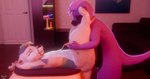 anthro bdsm bodily_fluids bondage bound butt cum cum_drip cum_in_ass cum_inside darkythe(otter) dildo dripping duo genital_fluids hands_behind_back living_room male male/male muzzle_(object) restraints rope rope_bondage rope_muzzle sex sex_toy vrchat_model galax_vr lucky_(otter) awtter mammal mustelid otter 3d_(artwork) absurd_res digital_media_(artwork) hi_res
