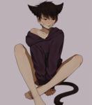 bottomless clothed clothing femboy hoodie looking_away mask medical_instrument scientific_instrument solo surgical_mask topwear weyo mr._osomatsu ichimatsu_matsuno animal_humanoid cat_humanoid felid felid_humanoid feline feline_humanoid humanoid mammal mammal_humanoid hi_res