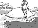 2d_animation 4:3 abs animated anthro aquatic_dragon areola ass_up athletic breasts butt clothed clothing digital_media_(artwork) dive diving diving_board dragon elmo-san featureless_crotch feet feet_up female flipnote_studio_(artwork) flipping frame_by_frame galina_(elmo-san) jumping legs_up lizard low_res marine muscular muscular_anthro muscular_female mythological_creature mythological_scalie mythology nipples non-mammal_breasts nude quicksand reptile rotoscoping sand scalie sea_serpent short_playtime skinny_dipping solo splash swimming thick_thighs water