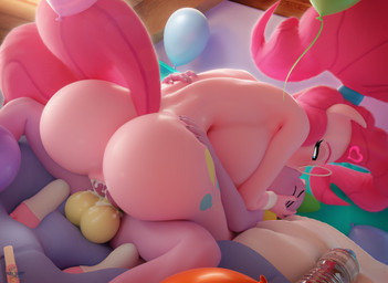 age_difference aged_up ankle_socks anthro anthro_on_anthro anthro_penetrated anthro_penetrating anthro_penetrating_anthro anthrofied ball balloon balls bedroom bedroom_eyes big_balls big_breasts big_butt blue_eyes bodily_fluids bottle breasts bubble_butt butt clothing colored_nails container cowgirl_position cum cum_in_vagina cum_inside cum_on_balls cum_on_knot cum_on_penis cum_on_self cutie_mark detailed_background duo eyes_closed eyeshadow eyewear female female_anthro footwear from_front_position genital_fluids genitals glasses hair half-closed_eyes hand_on_back hand_on_head hand_on_hip inflatable inside interspecies kissing knot knotted_penis lidded_eyes lying makeup male male/female male_anthro multicolored_body nails narrowed_eyes nude nude_anthro nude_female nude_male older_anthro older_female older_penetrated on_back on_bottom on_top on_top_of on_top_of_another penetration penile penile_penetration penis pink_body pink_hair pink_skin pink_tail ponytail seductive sex side_boob socks spread_legs spreading sweat tail two_tone_body vaginal vaginal_penetration vulva water_bottle wearing_glasses wristband younger_anthro younger_male hooves-art friendship_is_magic hasbro my_little_pony mythology pinkie_pie_(mlp) spike_(mlp) dragon earth_pony equid equine horse mammal mythological_creature mythological_scalie pony scalie 3d_(artwork) absurd_res blender_(artwork) digital_media_(artwork) hi_res