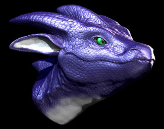 ambiguous_gender black_background glistening glistening_eyes green_eyes horn mouth_closed purple_body purple_horn purple_scales scales simple_background solo text three-quarter_view unsigned khyaber mythology firondraak dragon mythological_creature mythological_scalie scalie 3d_(artwork) digital_media_(artwork) english_text headshot_portrait portrait