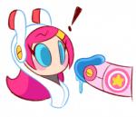 bodily_fluids disembodied_penis duo female female_focus genital_fluids genitals machine male not_furry penis precum solo_focus goopbloop kirby:_planet_robobot kirby_(series) nintendo susie_(kirby) robot