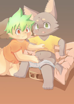 anthro balls black_nose blush bottomless brown_background canine cat chair clothed clothing cub deziriku dog duo erection feline green_eyes green_hair hair half-dressed male male/male mammal midriff penis plain_background red_eyes saliva tears tongue tongue_out uncut undressing young
Rating: Explicit
Score: 11
User: Atsushi
Date: August 15, 2014 anthro balls black_nose blush bottomless brown_background canine cat chair clothed clothing cub deziriku dog duo erection feline green_eyes green_hair hair half-dressed male male/male mammal midriff penis plain_background red_eyes saliva tears tongue tongue_out uncut undressing young
Rating: Explicit
Score: 11
User: Atsushi
Date: August 15, 2014
