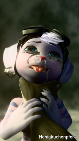 anthro asphyxiation bdsm bodily_fluids breasts bubble choking crying duo erotic_asphyxiation female gore nude saliva size_difference snot snot_bubble tears tongue tongue_out honigkuchenpferd thinecrawler_(modeler) ratchet_and_clank sony_corporation sony_interactive_entertainment ashley_(thinecrawler) rivet_(ratchet_and_clank) lombax mammal 3d_(artwork) digital_media_(artwork) hi_res
