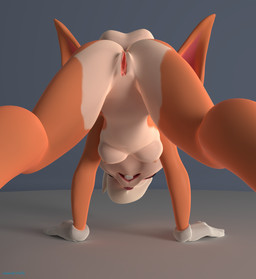 all_fours anthro areola between_legs breasts buckteeth clitoral_hood clitoris clothing erect_nipples female genitals gloves handwear mostly_nude nipples perspective presenting presenting_vulva simple_background solo spread_legs spreading teeth vulva the2ofarts looney_tunes warner_brothers lola_bunny lagomorph leporid mammal rabbit 2017 3d_(artwork) absurd_res digital_media_(artwork) hi_res