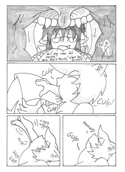 duo female female_pred female_prey oral_vore reverse_mouth_shot text vore ndnode wolfette_(character) animal_humanoid canid canid_humanoid canine canine_humanoid humanoid mammal mammal_humanoid pig_humanoid suid suid_humanoid suine suine_humanoid wolf_humanoid 2011 absurd_res comic hi_res