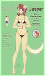 ambiguous_gender anthro bikini cheek_tuft choker clothing ear_piercing ear_ring eyewear facial_tuft flat_chested fluffy fluffy_ears fluffy_tail freckled_face freckles freckles_on_shoulders fur fur_markings glasses heart_nose heart_symbol highlights_(coloring) jewelry markings multicolored_pawpads necklace orange_eyes pawpads piercing ring_piercing shy solo swimwear tail text tuft two-piece_swimsuit angie_imagines jasper_(angie_imagines) domestic_cat felid feline felis mammal english_text hi_res