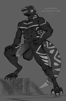 4_toes abs anthro balls biceps digitigrade feet foreskin genitals half-erect humanoid_genitalia humanoid_penis licking licking_lips licking_own_lips male muscular muscular_male nude partially_retracted_foreskin pecs penis solo tail toes tongue tongue_out vein veiny_penis moynzarek mythology patreon torok_(elsifthewolf) dragon mythological_creature mythological_scalie scalie 2023 absurd_res dated hi_res monochrome