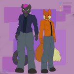 clothing jacket male simple_background topwear andy_234 canid canine canis felid feline fox mammal wolf 1:1 absurd_res hi_res