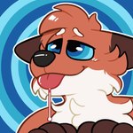 bodily_fluids chibi dripping drooling hypnosis male mind_control ringed_eyes saliva saliva_drip smile solo toony wiggle crownedvictory canid canine fox mammal ava_(disambiguation) 1:1 2022 animated digital_media_(artwork) hi_res icon short_playtime