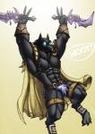 anthro armor cape claws clothing dagger fangs leather male melee_weapon muscular muscular_anthro muscular_male rogue silly simple_background solo standing teeth toe_claws weapon shia blizzard_entertainment warcraft dalrus_plaguefang_(character) canid mammal were werecanid worgen 2017 alternate_version_at_source