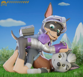bodily_fluids cum duo female feral genital_fluids male male/female penetration penile penile_penetration penis_in_vagina sex vaginal vaginal_penetration unknowndata paw_patrol claw_(paw_patrol) gasket_(paw_patrol) 3d_(artwork) absurd_res digital_media_(artwork) hi_res