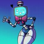 blush female heart_symbol looking_at_viewer machine not_furry open_mouth screen screen_face smile solo thick_thighs wide_hips tangdroid nintendo nintendoland monita_(nintendoland) humanoid robot 1:1 absurd_res hi_res