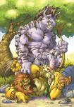 2003 abs anal animal_genitalia anklet ass_up balls black_hair blue_eyes brown_hair claws clenched_teeth cum cum_in_ass cum_inside duo ear_piercing equine erection feline forced fur furryrevolution gay hair hindpaw horsecock lion loincloth male mammal muscles nipples open_mouth paws penis piercing pink_nose rape red_eyes stripes tail_pull teeth uncut vein veiny_penis yellow_fur zebra
Rating: Explicit
Score: 5
User: Vinea
Date: February 18, 2014